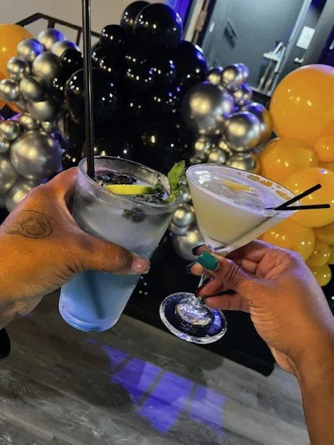 A toast before the room fills